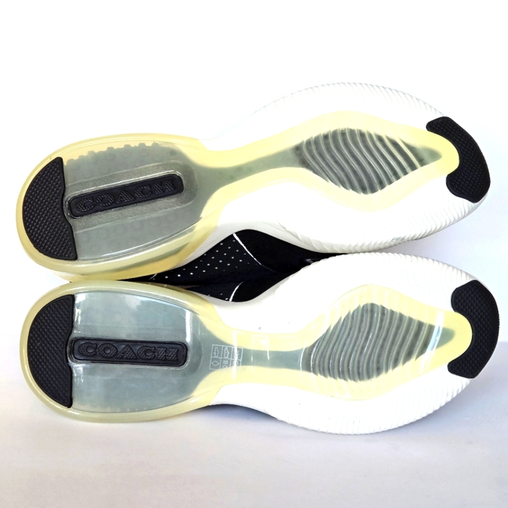 Coach City Sole runners size 8B black and white EUC - Picture 8 of 8